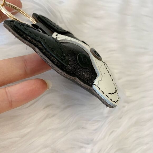Handmade Genuine Leather French Bulldog Bag Charm/Keychain - Picture 14 of 14